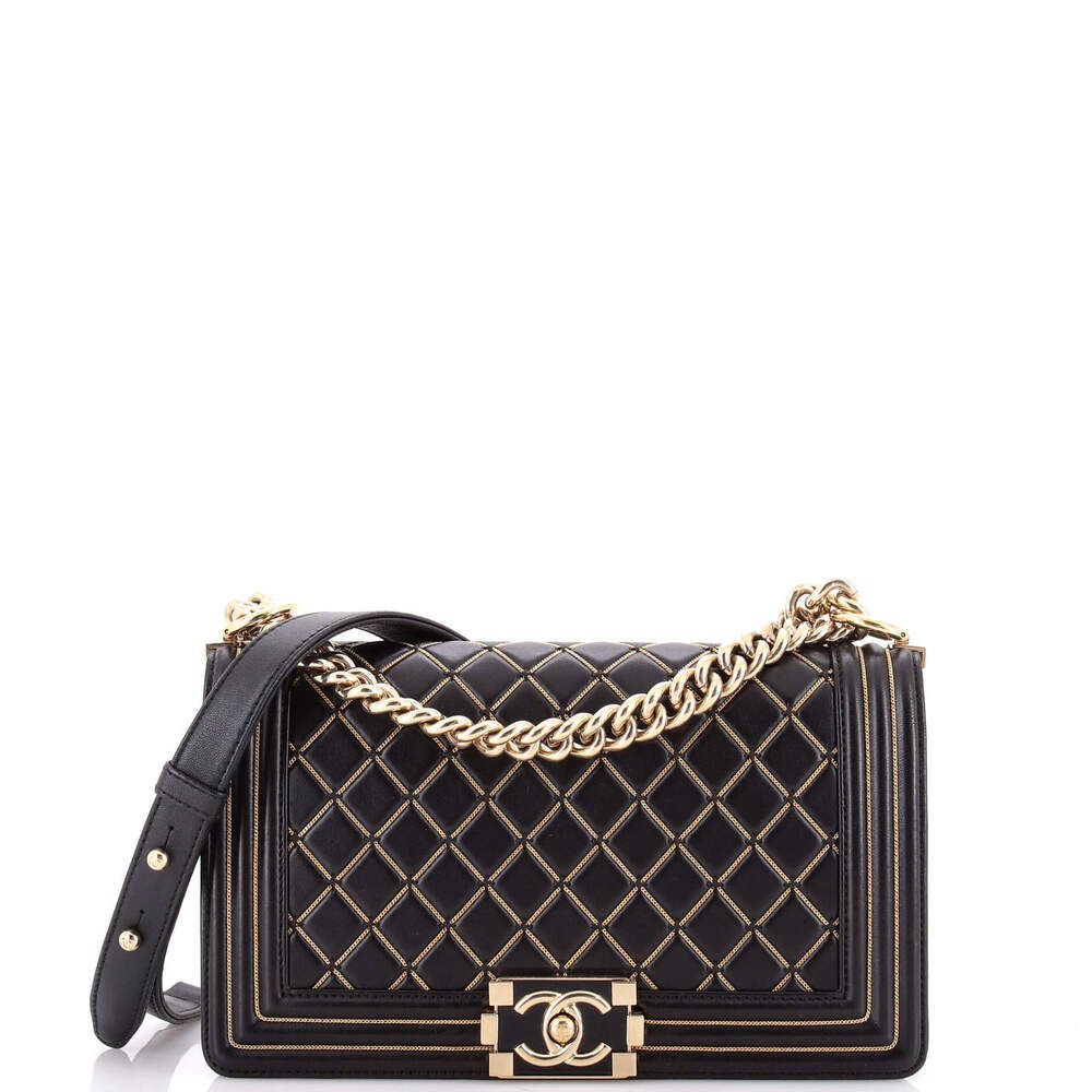 Chanel Old Medium Boy Flap Bag